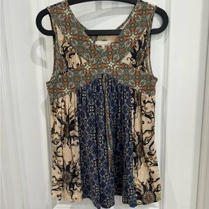 Odd Molly Women’s Tank Blouse Paisley Pattern Size  2(Medium)